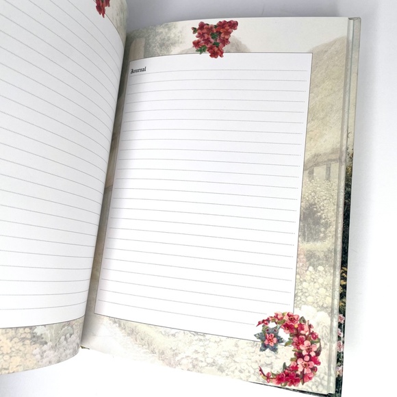 VINTAGE Journal & Address Book Brand New! Treasury Of Country Cottages - Picture 8 of 14